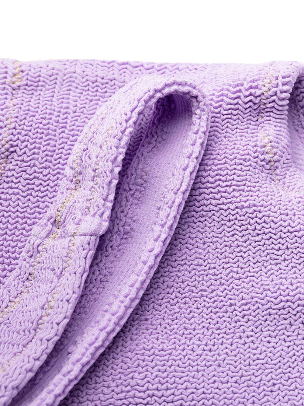 Costume intero Ruby a coste in lilla - REINA OLGA donna 