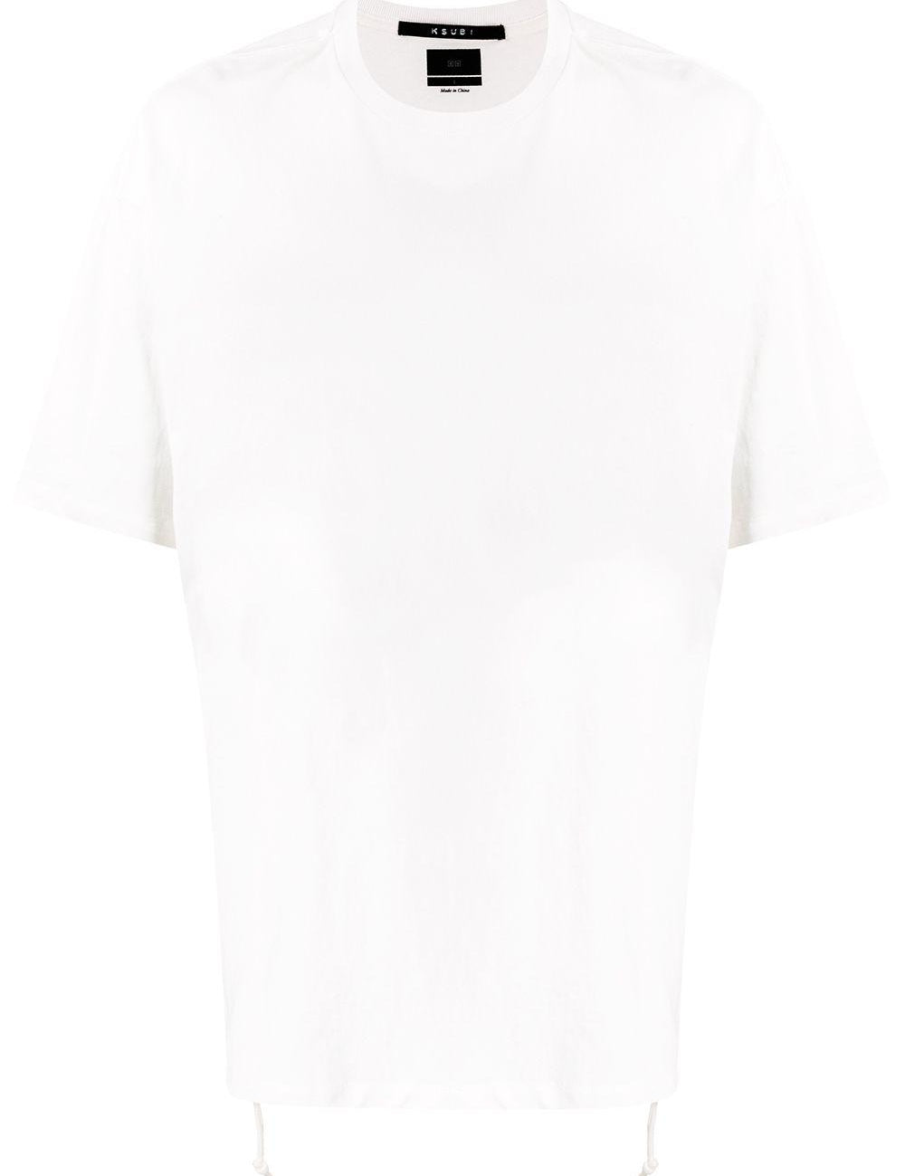 T-shirt oversize Biggie in bianco Ksubi - uomo 