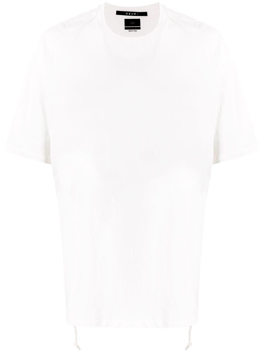 T-shirt oversize Biggie in bianco Ksubi - uomo 