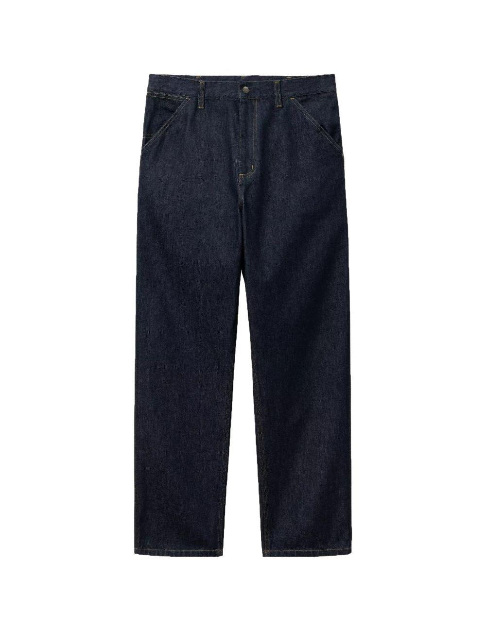 Jeans smith in blu scuro carhartt wip - uomo 