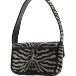 Borsa Tommy con perline in nero e bianco Staud - donna 