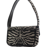 Borsa Tommy con perline in nero e bianco Staud - donna 