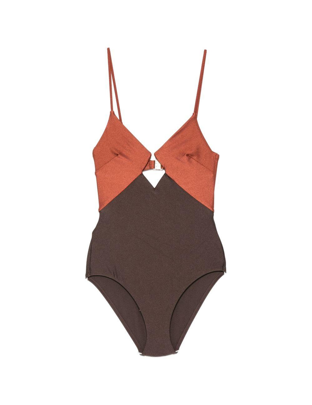 Costume da bagno Aster con cut-out multicolore 