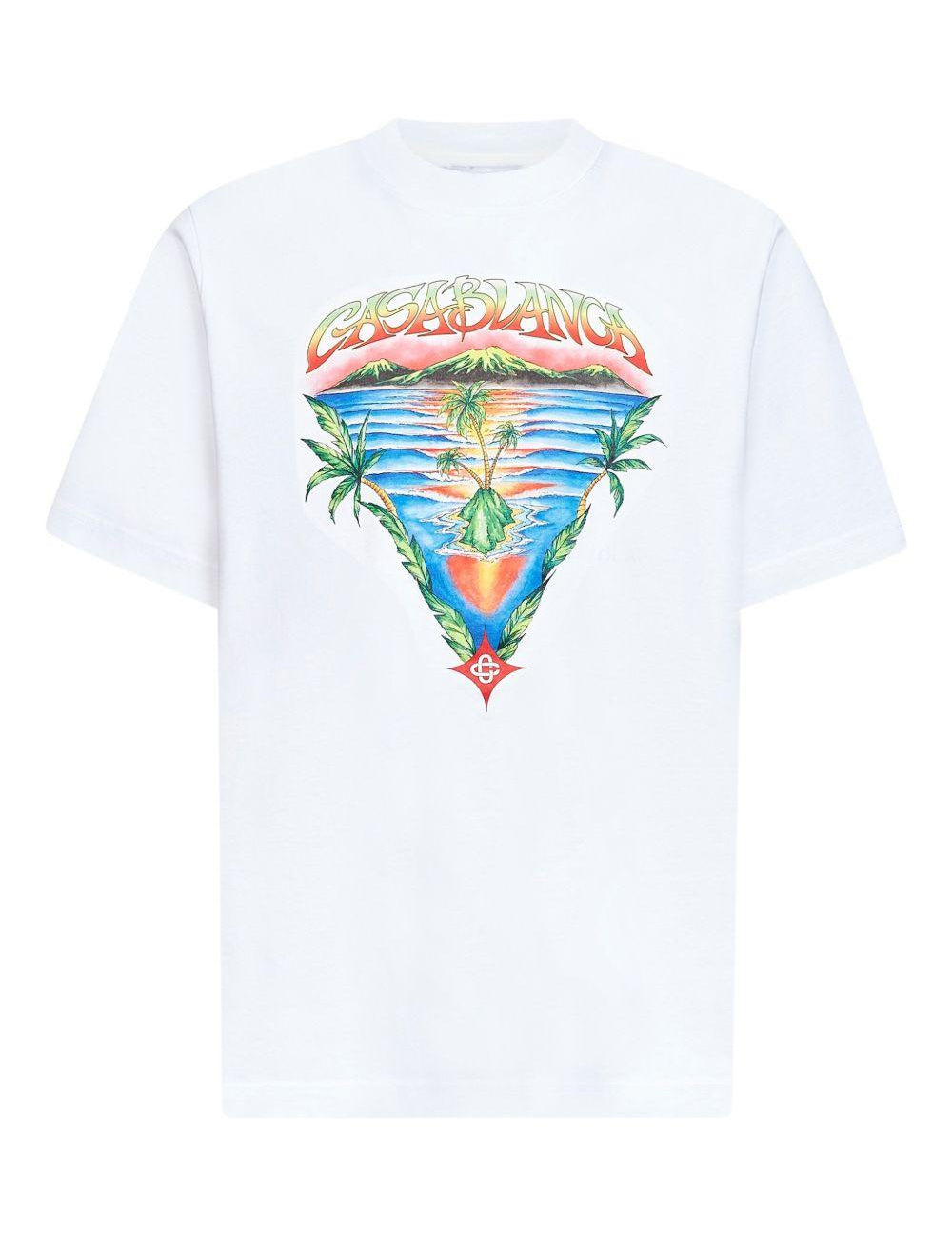 T-shirt Innocence Triangle in bianco Casablanca - uomo 