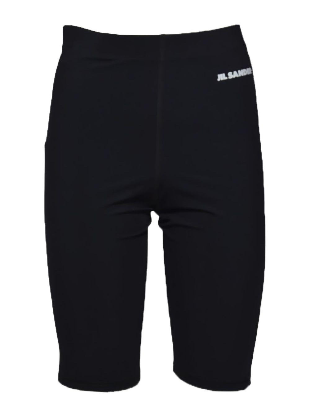 Shorts biker in cotone in nero Jil Sander - donna 