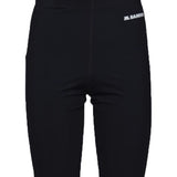 Shorts biker in cotone in nero Jil Sander - donna 