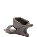 Sandali intrecciati in grigio Rick owens - donna 