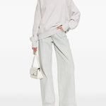 Sneakers super star glitter in avorio e argento golden goose - donna 