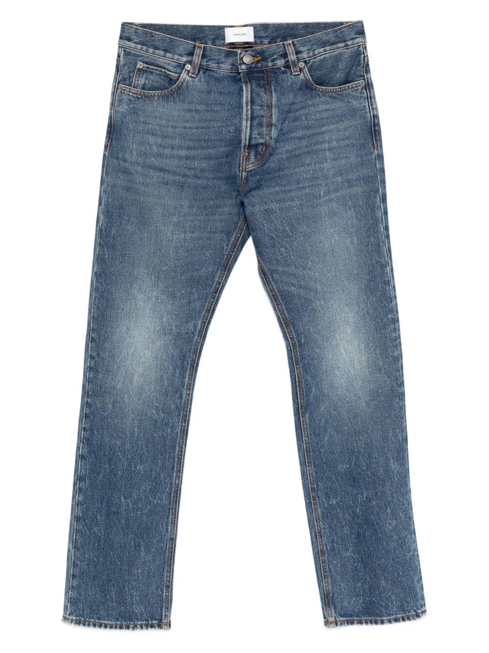 Jeans con effetto schiarito in blu Haikure - uomo 
