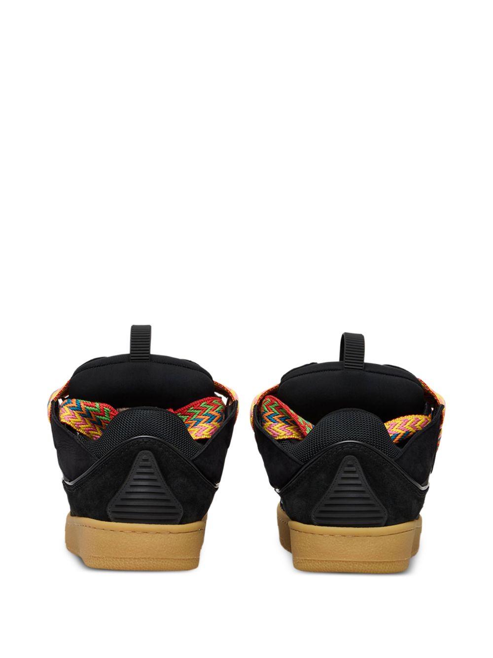 Sneakers basse con lacci curb in nero Lanvin - unisex 