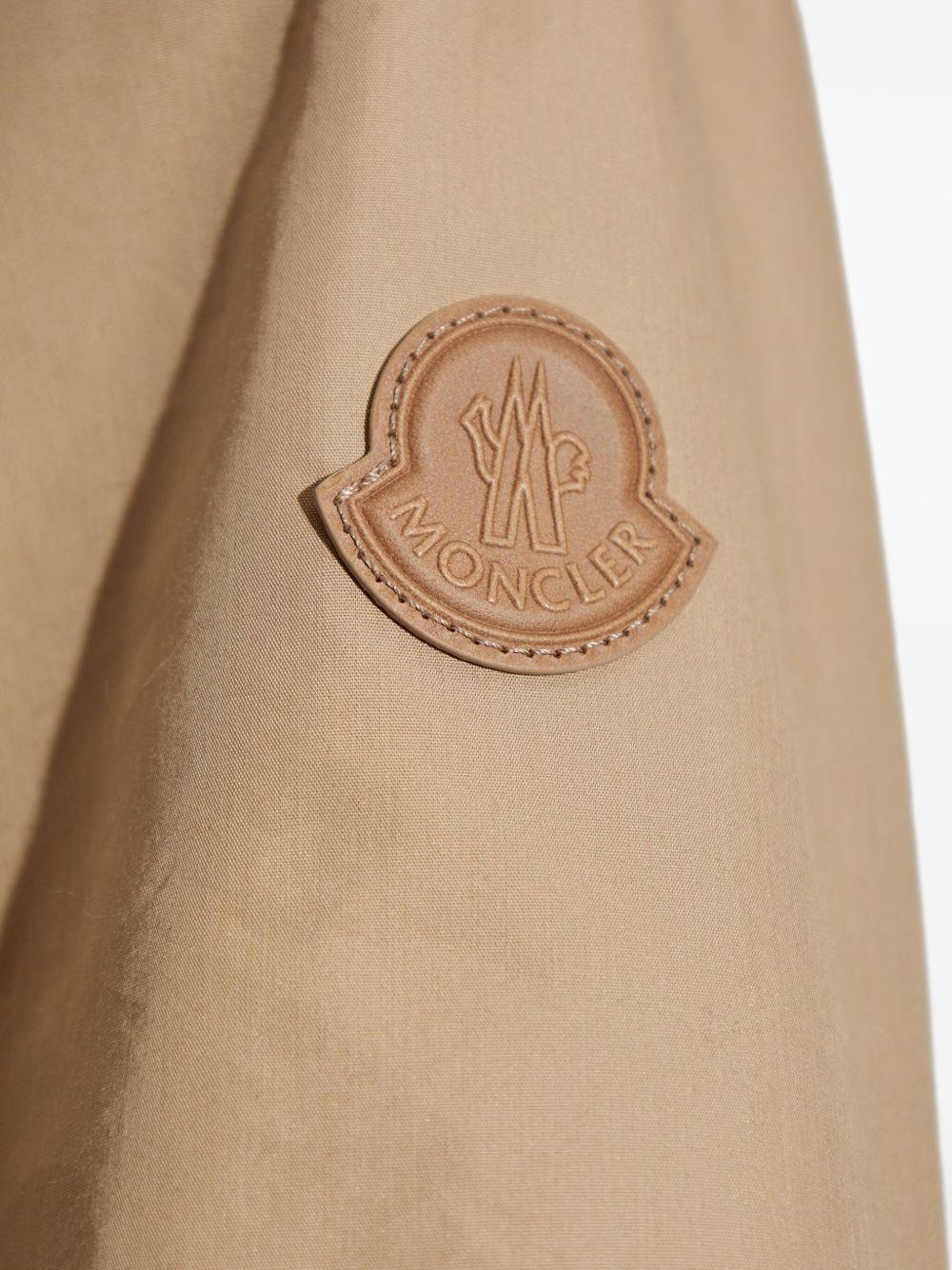 Abito midi con cintura in beige Moncler - donna 