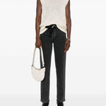 Top Melyssa con paillettes in bianco Golden goose - donna 