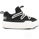 Stivaletti jr park low lace in nero e bianco 