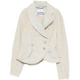 Giacca asimmetrica in celeste Vivienne westwood - donna 