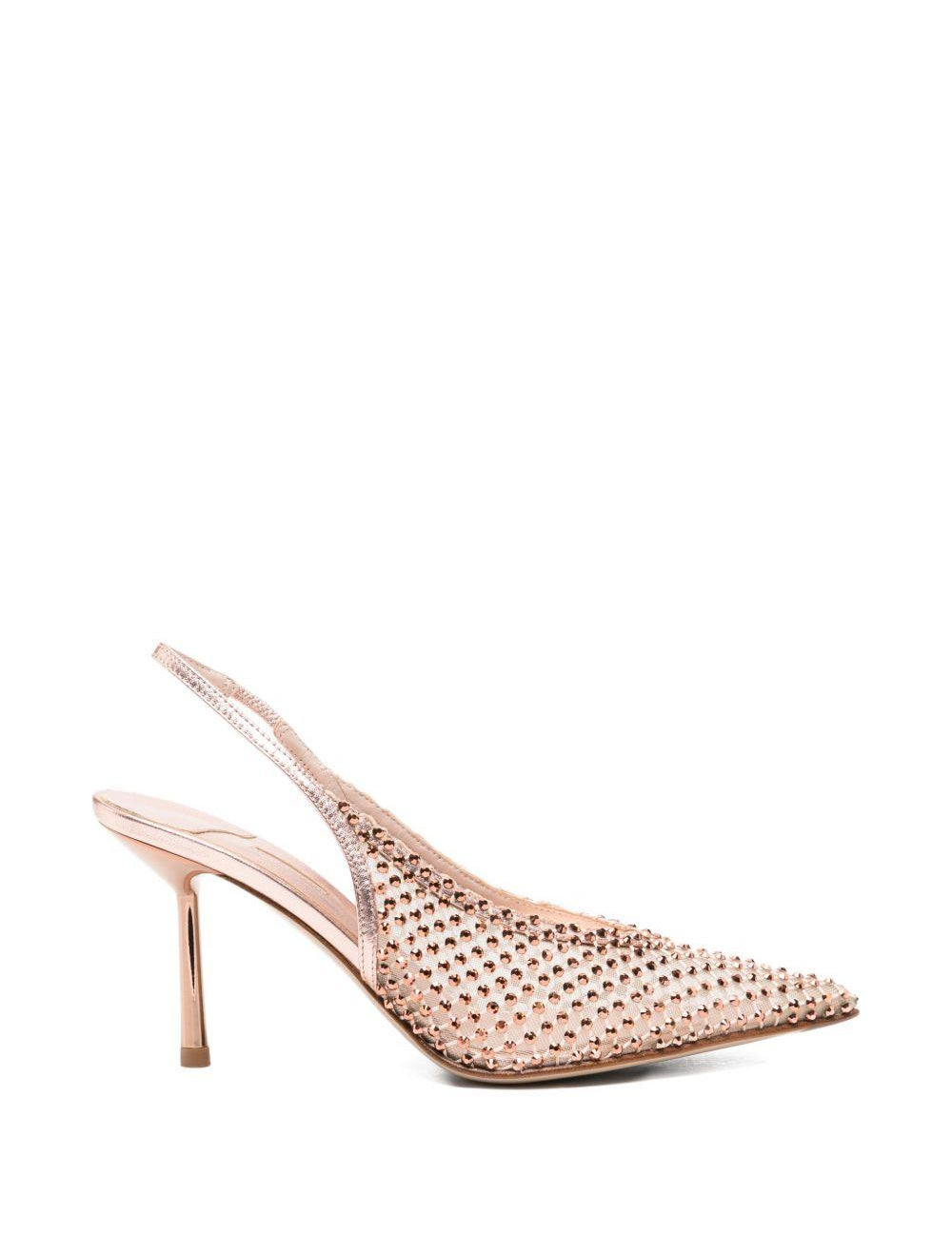 Décolleté con cristalli in rosa Le silla - donna 