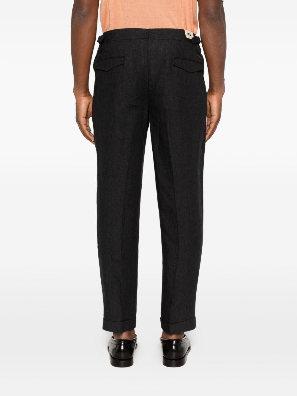 Pantaloni con pieghe in nero Briglia 1949 - uomo 