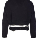 Maglione con effetto consumato in nero Marni - donna 