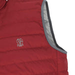 Gilet imbottito con tasche in rosso Brunello Cucinelli - uomo 