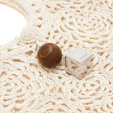 Borsa da spiaggia le petit ronde in avorio Jacquemus - donna 