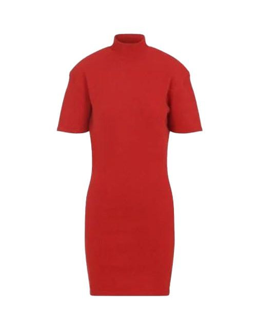 Abito la robe maille castagna in rosso Jacquemus - donna 