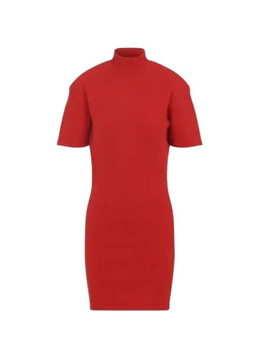 Abito la robe maille castagna in rosso Jacquemus - donna 
