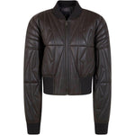 Giacca crop geocamo in marrone Rick Owens x Moncler - unisex<BR/> 