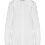 Camicia con fiocco in bianco Moschino - donna 