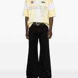 T-shirt con numero floreale in giallo Ih nom uh nit - uomo 