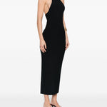 Abito midi tablier in blu scuro Jacquemus - donna 