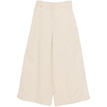 Pantaloni a gamba larga con bottoni in beige Maxmara weekend - donna 