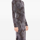 Abito con perline in nero Rabanne - donna 