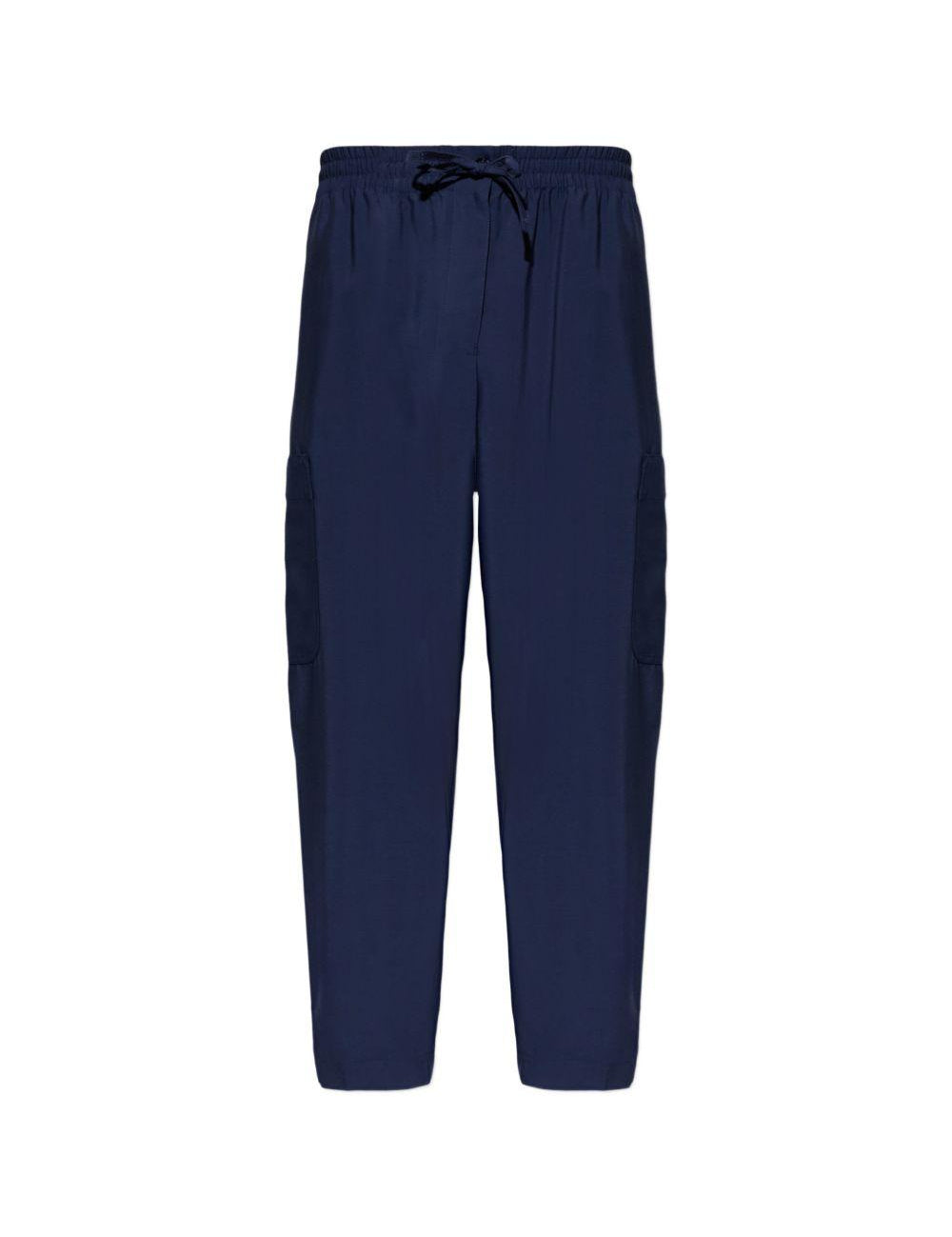 Pantaloni con tasche con coulisse in blu Kenzo - uomo 