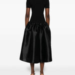 Abito midi in nero Self-Portrait - donna 