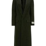 Cappotto in lana in verde Victoria beckham - donna 