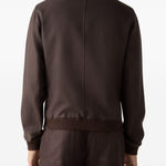 Bomber Oasi Lino in marrone Zegna - uomo 
