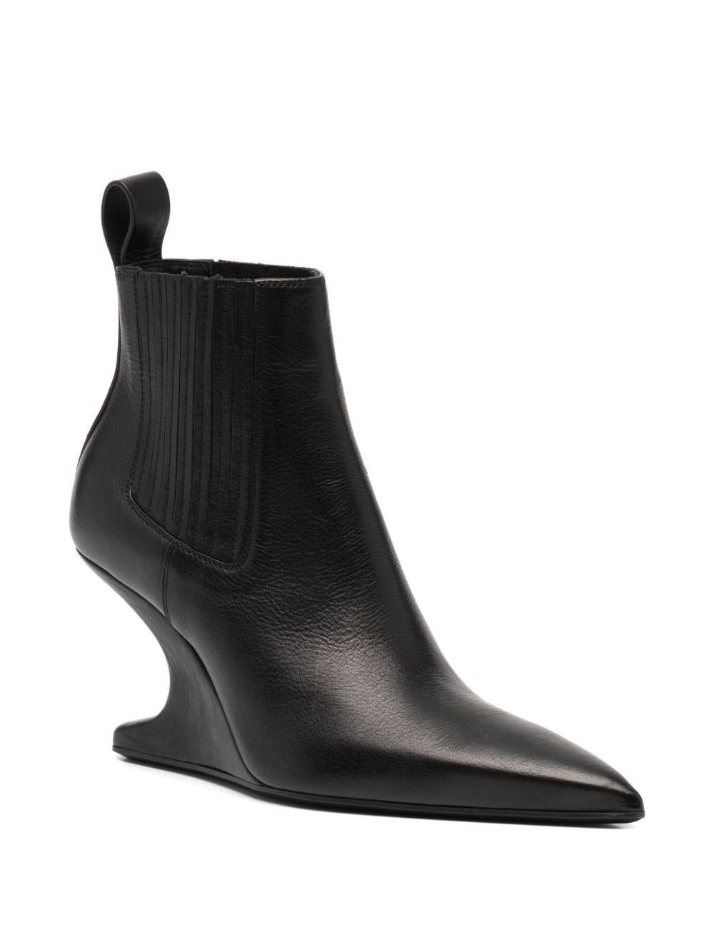 Stivaletti sharp in nero Rick owens - donna 