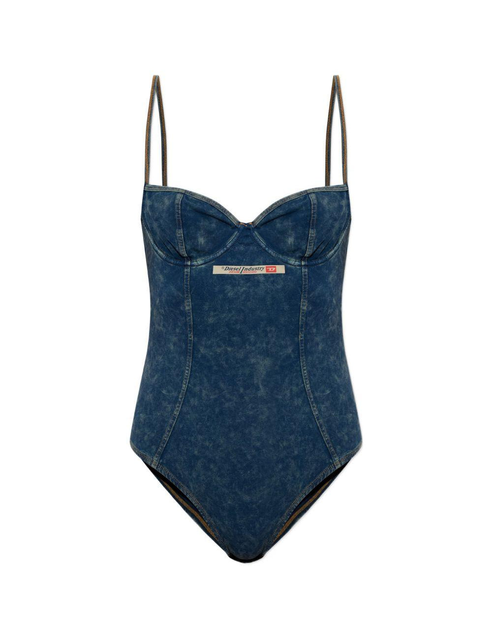 Body tilda-dnm in blu Diesel - donna 