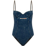 Body tilda-dnm in blu Diesel - donna 