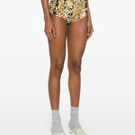 Shorts con stampa grafica in multicolore di Marni - donna 