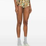 Shorts con stampa grafica in multicolore di Marni - donna 