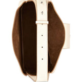 Borsa a spalla con fibbia H in avorio Hogan - donna 