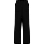 Pantaloni con vita elasticizzata in nero Laneus - uomo 