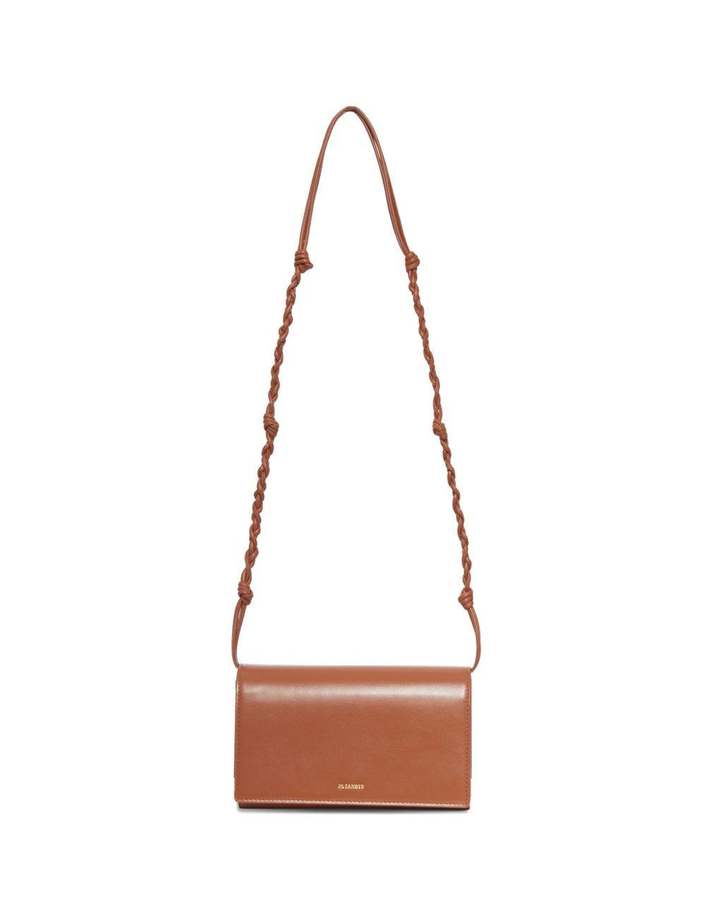 Borsa a tracolla Tangle in marrone Jil Sander - donna 