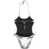 Costume intero dark silver the attico - donna 