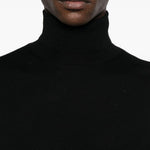 Maglione a collo alto in nero Kangra - uomo 