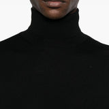 Maglione a collo alto in nero Kangra - uomo 