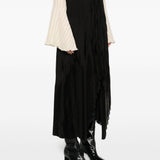 Gonna asimmetrica plissettata in nero Forte forte - donna 