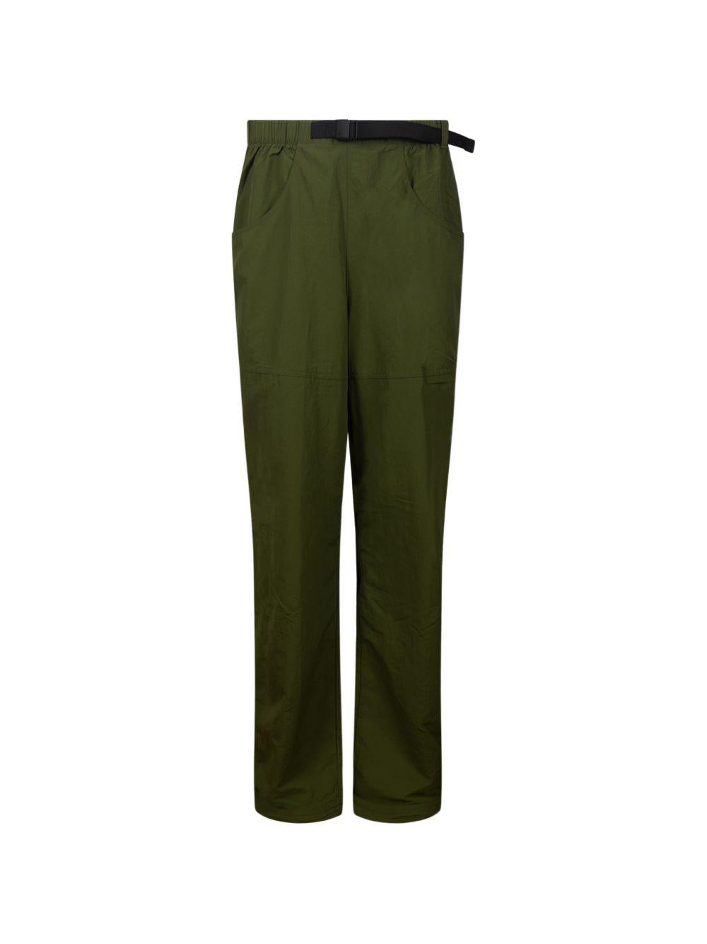 Pantaloni a gamba dritta con cintura a contrasto in verde The north face - uomo 