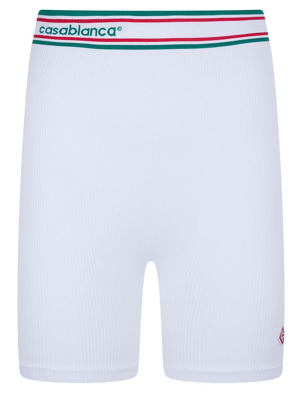 Shorts con vita a righe in bianco Casablanca - donna 