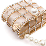 Borsa con cristalli holli in oro Rosantica - donna 